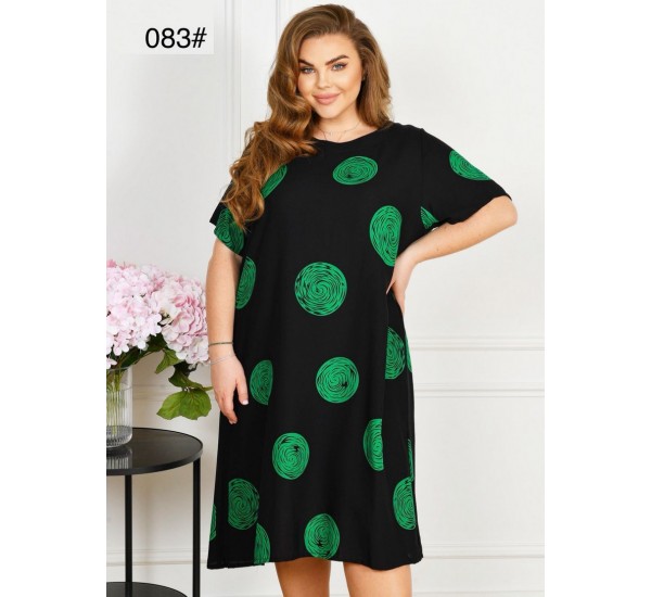 Сукня жіноча, штапель 6 шт (60-64 р) ZeL1396_083-2