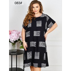 Сукня жіноча, штапель 6 шт (60-64 р) ZeL1396_083-3