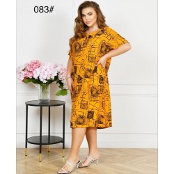 Сукня жіноча, штапель 6 шт (60-64 р) ZeL1396_083-7