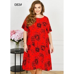 Сукня жіноча, штапель 6 шт (60-64 р) ZeL1396_083-8