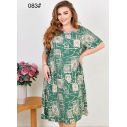 Сукня жіноча, штапель 6 шт (60-64 р) ZeL1396_083-10