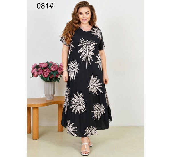 Сукня жіноча, штапель 6 шт (58-62 р) ZeL1396_081-4