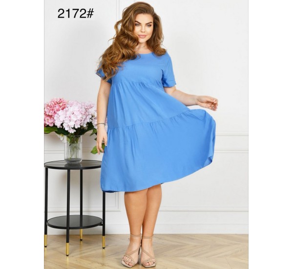 Сукня жіноча, штапель 6 шт (60-64 р) ZeL1396_2172-1