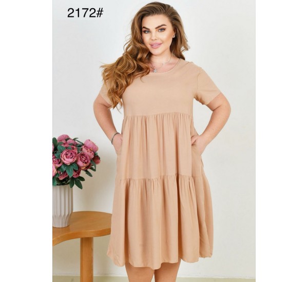 Сукня жіноча, штапель 6 шт (60-64 р) ZeL1396_2172-5
