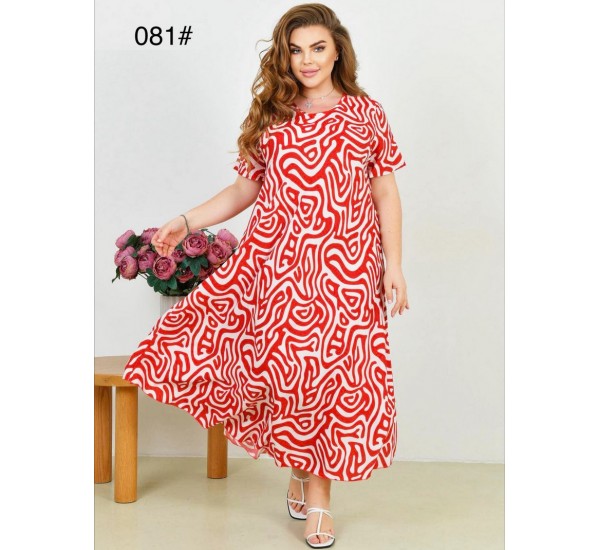 Сукня жіноча, штапель 6 шт (58-62 р) ZeL1396_081-7