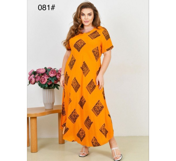 Сукня жіноча, штапель 6 шт (58-62 р) ZeL1396_081-8