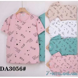 Футболка женская, стрейч/коттон 5 шт (50-60 р) ZeL777_DA3056