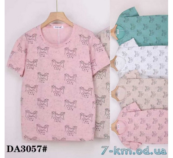 Футболка женская, стрейч/коттон 5 шт (50-60 р) ZeL777_DA3057