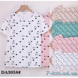 Футболка женская, стрейч/коттон 5 шт (50-60 р) ZeL777_DA3058