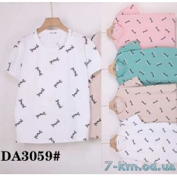 Футболка женская, стрейч/коттон 5 шт (50-60 р) ZeL777_DA3059