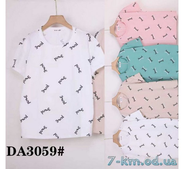 Футболка женская, стрейч/коттон 5 шт (50-60 р) ZeL777_DA3059