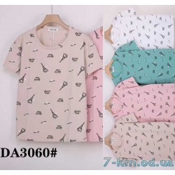 Футболка женская, стрейч/коттон 5 шт (50-60 р) ZeL777_DA3060