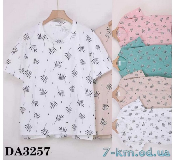 Футболка женская, стрейч/коттон 5 шт (54-62 р) ZeL777_DA3257