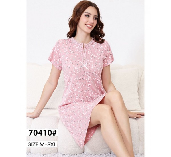 Нічна сорочка жіноча, рубчик 5 шт (M-3XL) ZeL1396_70410a
