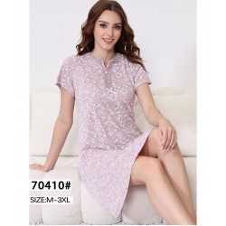 Ночная рубашка женская, рубчик 5 шт (M-3XL) ZeL1396_70410b