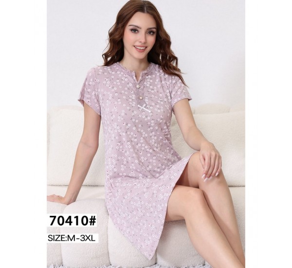 Нічна сорочка жіноча, рубчик 5 шт (M-3XL) ZeL1396_70410b