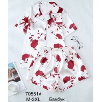 Піжама жіноча, бамбук 5 шт (M-3XL) ZeL1396_70551