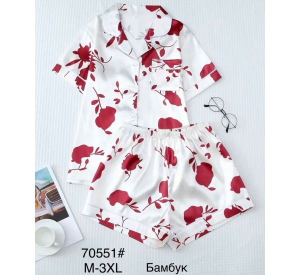 Піжама жіноча, бамбук 5 шт (M-3XL) ZeL1396_70551