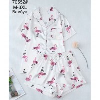 Піжама жіноча, бамбук 5 шт (M-3XL) ZeL1396_70552