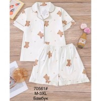 Піжама жіноча, бамбук 5 шт (M-3XL) ZeL1396_70561