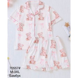 Піжама жіноча, бамбук 5 шт (M-3XL) ZeL1396_70557
