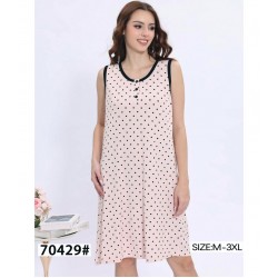 Ночная рубашка женская, рубчик 5 шт (M-3XL) ZeL1396_70429a