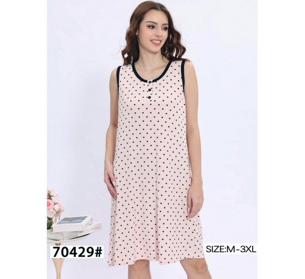 Нічна сорочка жіноча, рубчик 5 шт (M-3XL) ZeL1396_70429a