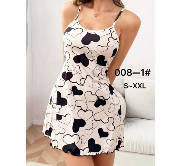 Ночная рубашка, бамбук 5 шт (S-2XL) ZeL1396_008-1