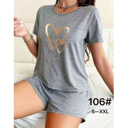 Піжама жіноча, бамбук 5 шт (S-2XL) ZeL1396_106a