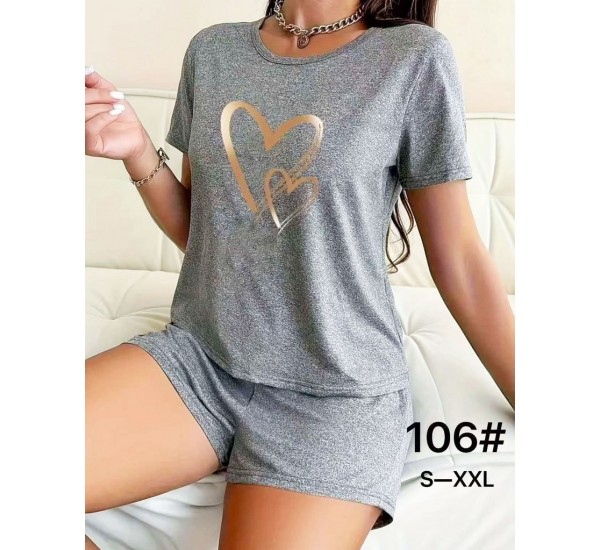 Піжама жіноча, бамбук 5 шт (S-2XL) ZeL1396_106a