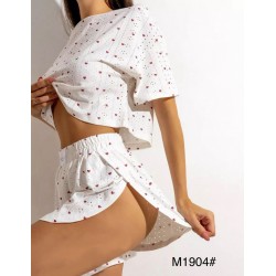 Піжама жіноча, рубчик 5 шт (S-2XL) ZeL1396_M1904b