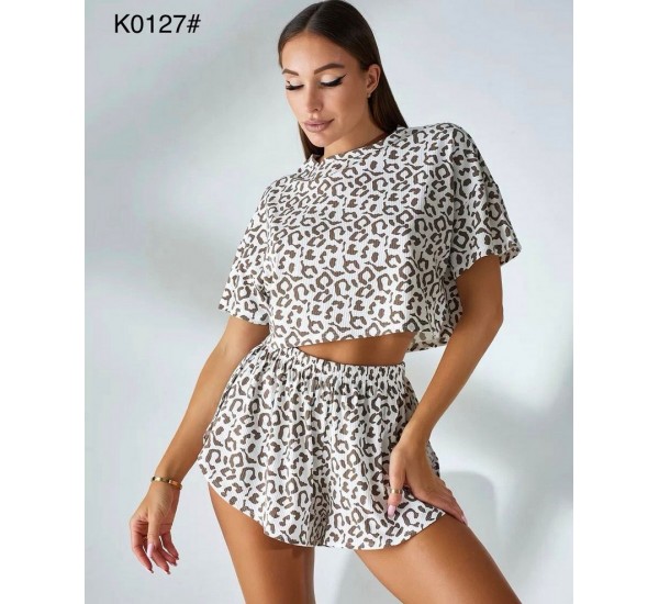 Піжама жіноча, рубчик 5 шт (S-2XL) ZeL1396_K0127