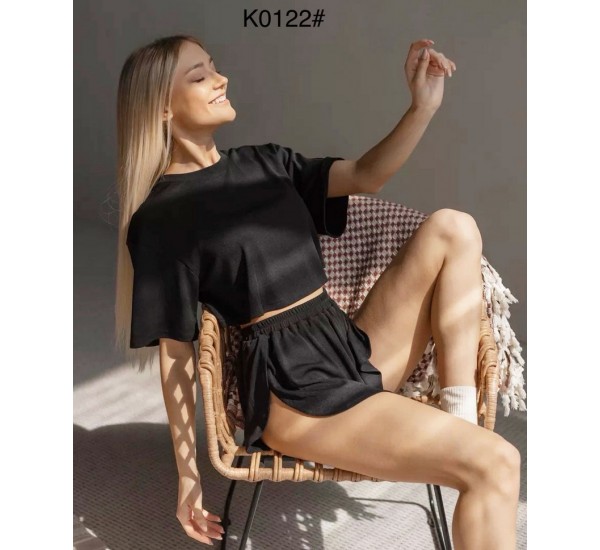 Піжама жіноча, рубчик 5 шт (S-2XL) ZeL1396_K0122