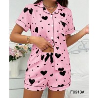 Піжама жіноча, рубчик 5 шт (S-2XL) ZeL1396_F0913a