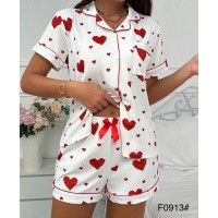 Піжама жіноча, рубчик 5 шт (S-2XL) ZeL1396_F0913c