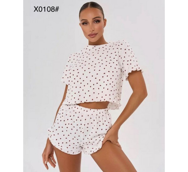 Піжама жіноча, коттон 5 шт (S-2XL) ZeL1396_X0108c