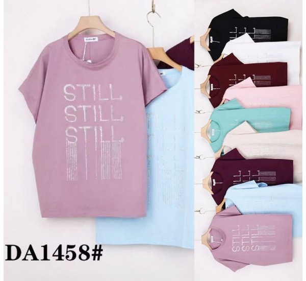 Футболка жіноча, стрейч/коттон 5 шт (58-66 р) ZeL777_DA1458