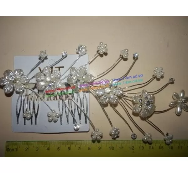 Гребень BIG7273 стразы 1 шт Гребень BIG7273 стразы 1 шт
