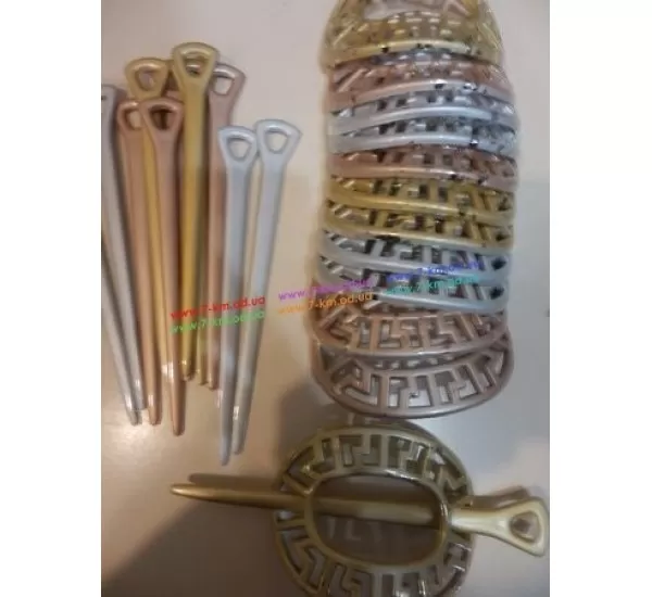 Заколка BIG7271 пластик 12 шт