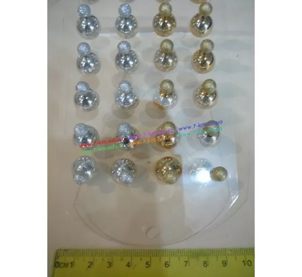 Сережки BIG7806 метал 12 пар