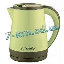 Электрочайник PoS_MR-037-GREEN (диск) 1,2 л Maestro 8 шт/ящ