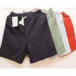 Шорти жіночі норма 6 шт (2-4XL) льон DLD_5056_1