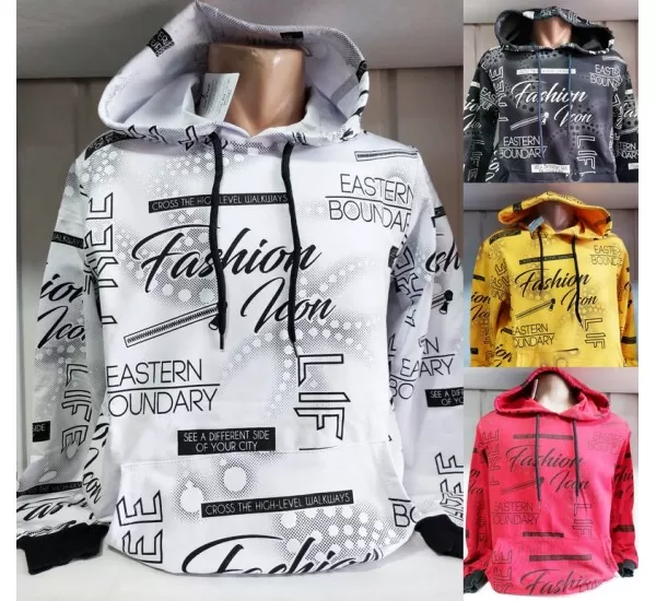 Худі чоловічий HR1890_120706 трикотаж 4 шт (M-XXL)