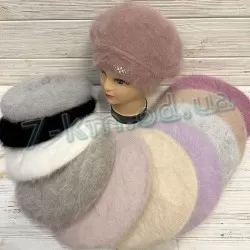 Берет жіночий ML903_260971 ангора 5 шт