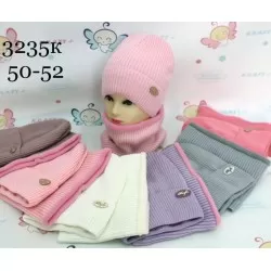 Комплект для дівчаток 5 шт (50-52 р) в'язка/фліс ML903_3235K