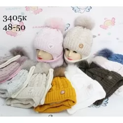 Комплект для дівчаток 5 шт (48-50 р) в'язка/фліс ML903_3405K