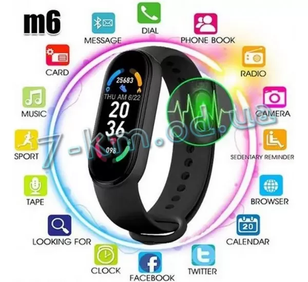 Смарт годинник Smart_040119 Smart Watch M6