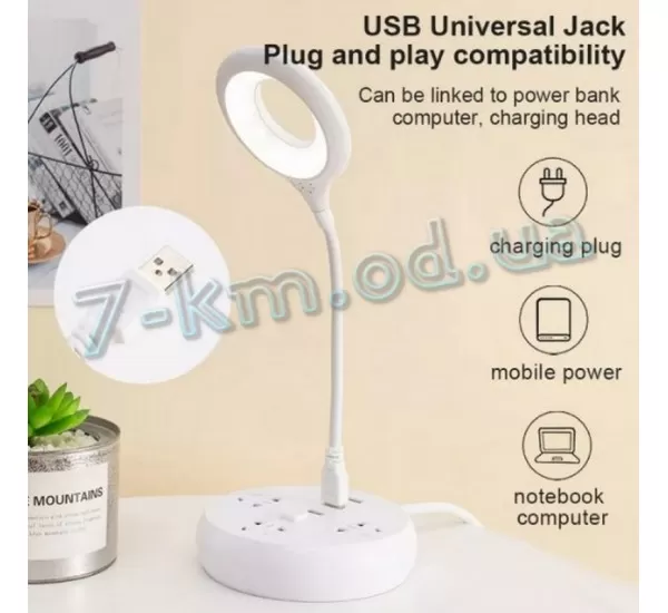 Гнучка світлодіодна лампа USB LED білого кольору, 4000к освітлення Smart_160204