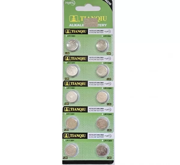 Батарейки Batteries LR1130H/AG10 - 5 упаковок по 10 шт SoT_210904