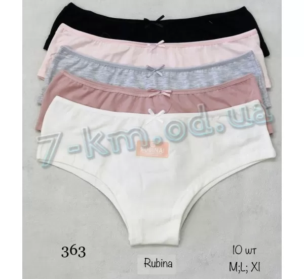 Труси жіночі TeS_363 коттон/лікра 10 шт (M,L,XL)